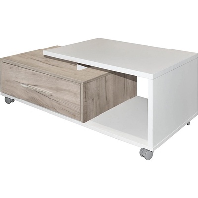 Matis Холна маса Leo сив дъб / бяло