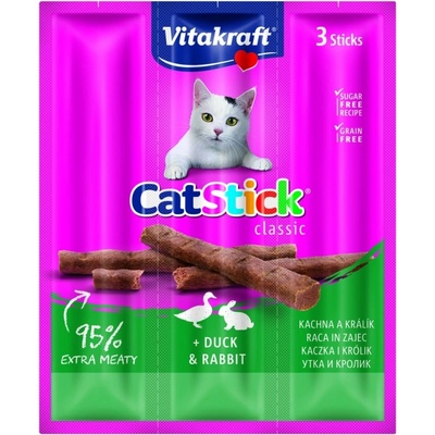 Vitakraft Cat Stick mini Rabb Duck 3 x 6 g