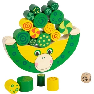 Legler Small Foot Дървена моторна игра балансираща жаба (LE7357)