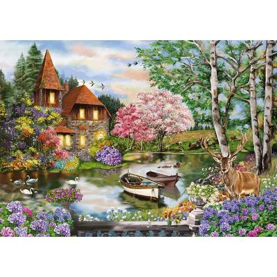 Schmidt Spiele - Puzzle House on the lake 1000 - 1 000 piese