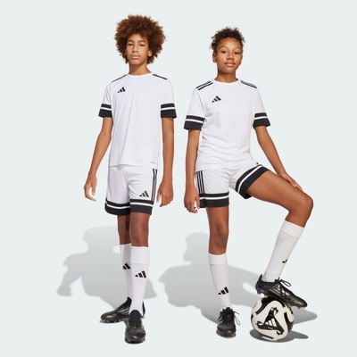 Adidas dětské kraťasy Squadra 25 bílá černá