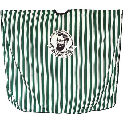 Salon Komplet pláštěnka barber zelené pruhy