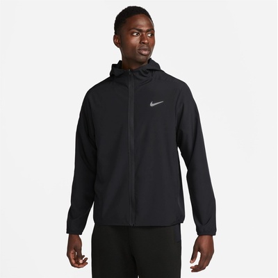 Nike Яке Nike Form Men's Dri-FIT Hooded Versatile Jacket - Black/Silver