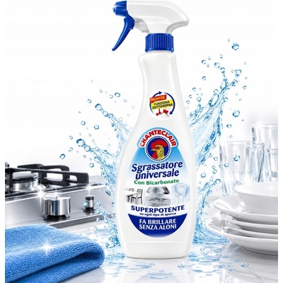 Chanteclair Sgrassatore Con Bicarbonato odmašťovač s rozprašovačem Universale 600 ml