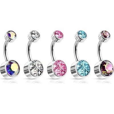 Šperky4U piercing do pupíku titan TIT1061-C