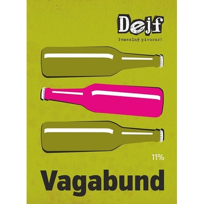 Dejf Vagabund ležák 11° 4,4% 1 l (PET)