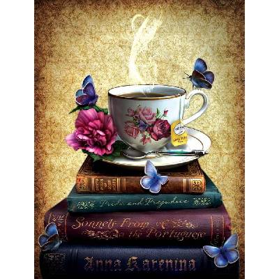 SunsOut XXL Tea and Books 500 dielov