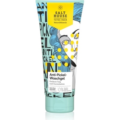 Salt House Odličovací gel s mořskou solí proti akné 250 ml