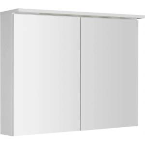 SAPHO KAWA - Огледален шкаф с осветление LED 90x70x22 см, 2 врати, бял WGL90S (WGL90S)