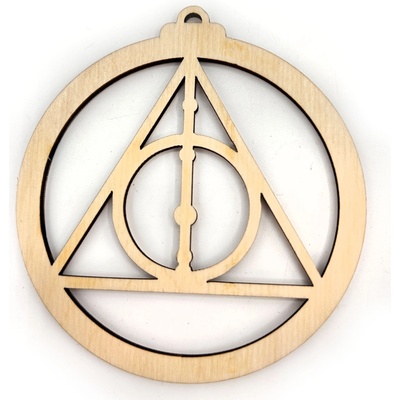 Libelula Drevená vianočná ozdoba – Harry Potter 8