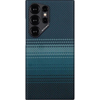 PITAKA Гръб Pitaka MagEZ 4 case за Samsung Galaxy S24 Ultra - Moonrise, син (8594184314791)