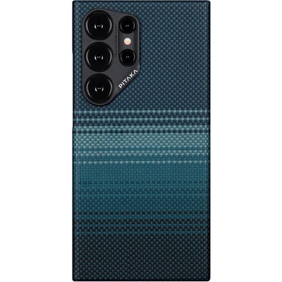 PITAKA Гръб Pitaka MagEZ 4 case за Samsung Galaxy S24 Ultra - Moonrise, син (8594184314791)