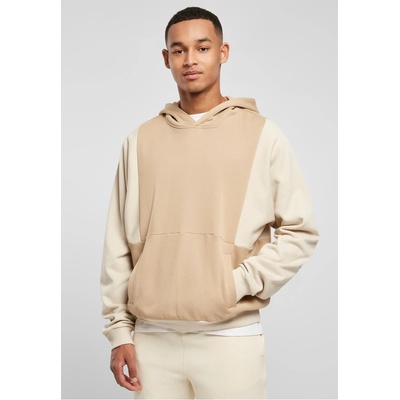 Urban Classics Мъжки суичър с качулка в бежов цвят Urban Classics Hoody unionbeige/softseagrassUB-TB5502-03741 - Бежов, размер S