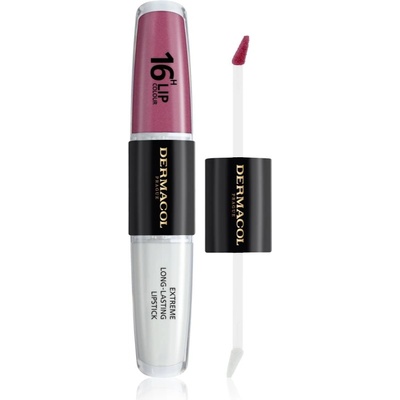 Dermacol 16H Lip Colour дълготрайно червило и гланц за устни цвят 07 2x4ml