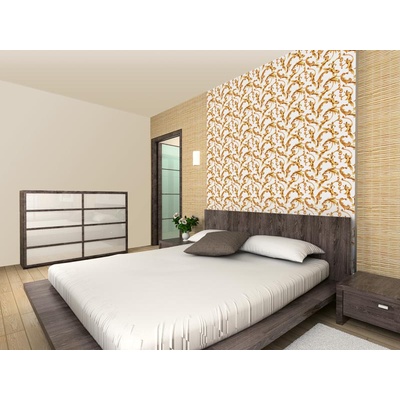 DIMEX ART Луксозна флизелинова тапета бели класически орнаменти