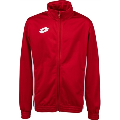 Lotto Sweat Delta Fz Jr červená biela