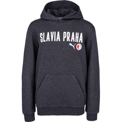 PUMA Slavia Prague Graphic Hoody Jr DGRY 140