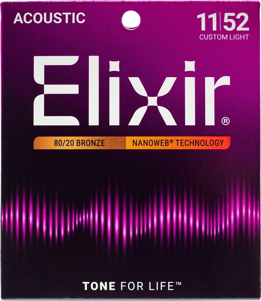 Elixir Nanoweb 80/20 Bronze Custom Light