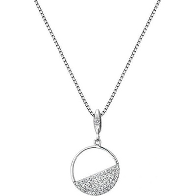 Hot Diamonds Strieborný náhrdelník s diamantom Horizon Topaz DP766