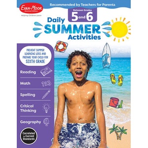 Daily Summer Activities: Between 5th Grade and 6th Grade, Grade 5 - 6 Workbook: Moving from 5th Grade to 6th Grade, Grades 5-6 (ISBN: 9781629384887)
