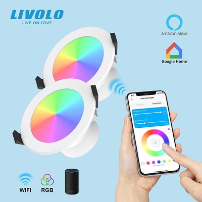 Livolo -vl-shq014 -wi-fi smart led ПАНЕЛ rgb 9w