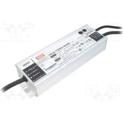 MEAN WELL HLG-120H-48AB Napájecí zdroj: spínaný; LED; 120W; 48VDC; 1,2÷2,5A; 90÷305VAC