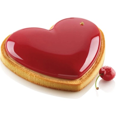 Silikomart main Tarte Ring Amore ráfek na tartaletku srdce 205x190mm