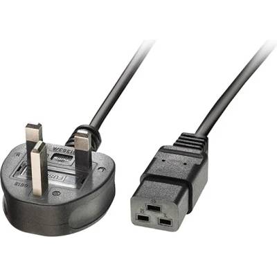 Lindy Захранващ кабел UK/IEC - C19, 2 m 30459 (30459)