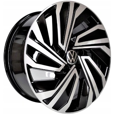 VW 5GM601025AB 7x17 5x112 ET46 silver and black