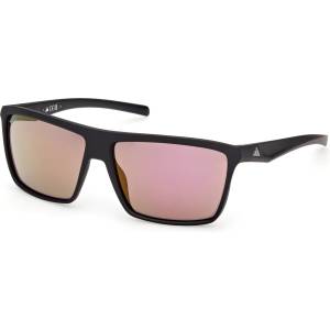 Adidas Мъжки слънчеви очила Adidas eyewear ES0002 S3 Sunglasses - Matte Black / Violet Mirror - размер One Size (205-7196-0511) Слънчеви очила