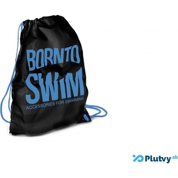 BornToSwim plavecký čierno tyrkysová