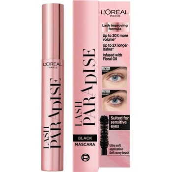 L'Oréal Paris Paradise Extatic predlžujúca riasenka pre extra objem Black 6,4 ml