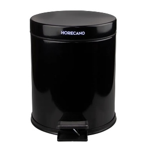 HORECANO HORECANO-Кош с педал 5L ЧЕРЕН Ø21xh26cm (4501.2028S. 102.05) (016227)