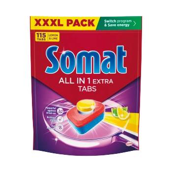 HENKEL drogerie Somat AiO Extra (115 бр. /опаковка) XXXL Лимон