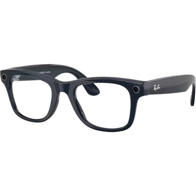 Meta RAY-BAN Meta Wayfarer (Large) Smart Glasses (Gen 2) - Shiny Cosmic Blue, Clear to Sapphire Tran (0RW40126628MF53)