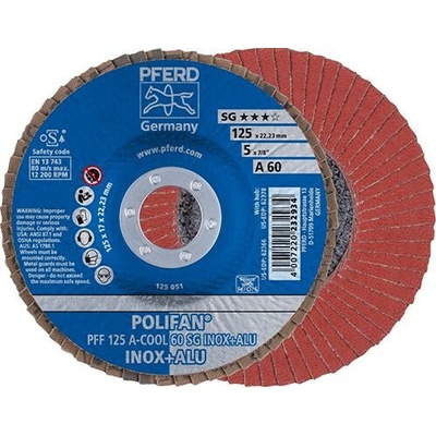 PFERD Lamelový brusný kotouč a-cool sg rovný 125 mm k40 pferd pff125 a 40sg -cool
