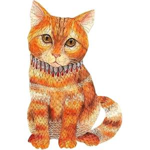 HARAHU Дървено пъзел - Katze / L KP21902
