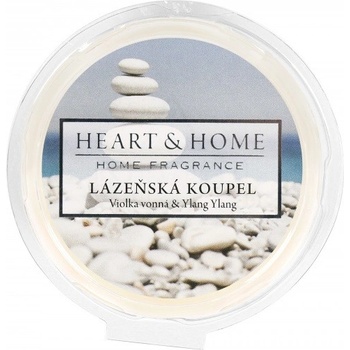 Heart & Home Kúpeľná kúpeľ Sójový prírodný voňavý vosk 26 g