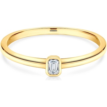 SAVICKI Годежен пръстен Pure: злато, диамант с шлифовка