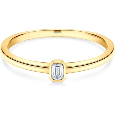 SAVICKI Годежен пръстен Pure: злато, диамант с шлифовка