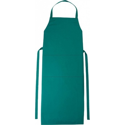 CG Workwear Velká pracovní zástěra Verona 110x75cm Zelená lahvová CGW130