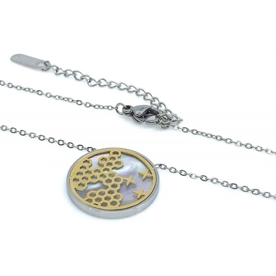 Jan Kos jewellery Řetízek s přívěskem z oceli 12118100