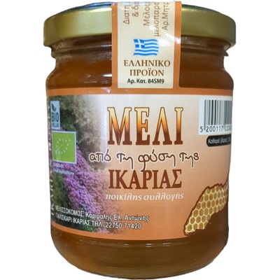 BIO RAW med borovicový a divokých kvetov 250 g Ikaria - Grécko