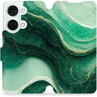Mobiwear Flip OnePlus Nord 3 5G VP38S Zelený mramor