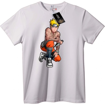 NOONEBRAND Тениска Naruto в Градски Стил - L, White