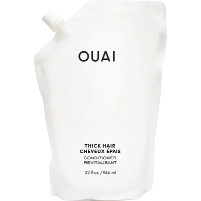 Ouai + Thick Conditioner Refill Pouch Балсам за коса унисекс 946ml
