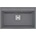 Inter Ceramic Кухненска мивка icgs 8213 gray, гранит, едно корито, със сифон, 48х21х78см (8213 gray)