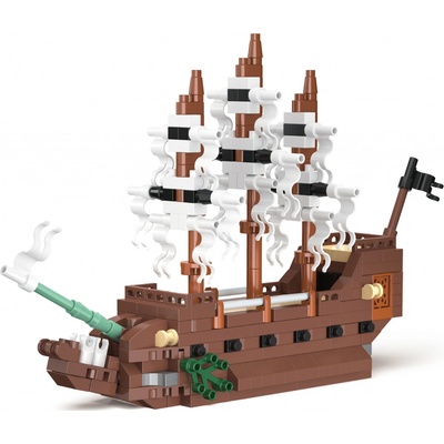 KOCO Stavebnice mini loď Bludný Holanďan 320 ks