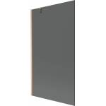 Mexen Next преграда за вана 1-крило 100 x 150 cm, графит, четкана мед - 895-100-000-00-40-65 (895-100-000-00-40-65)
