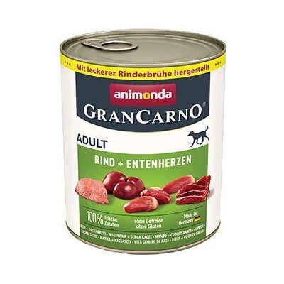 Animonda Grancarno Dog Adult Beef & Duck Hearts 800 g